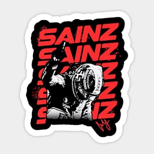 Carlos Sainz Name Reapeat Sticker